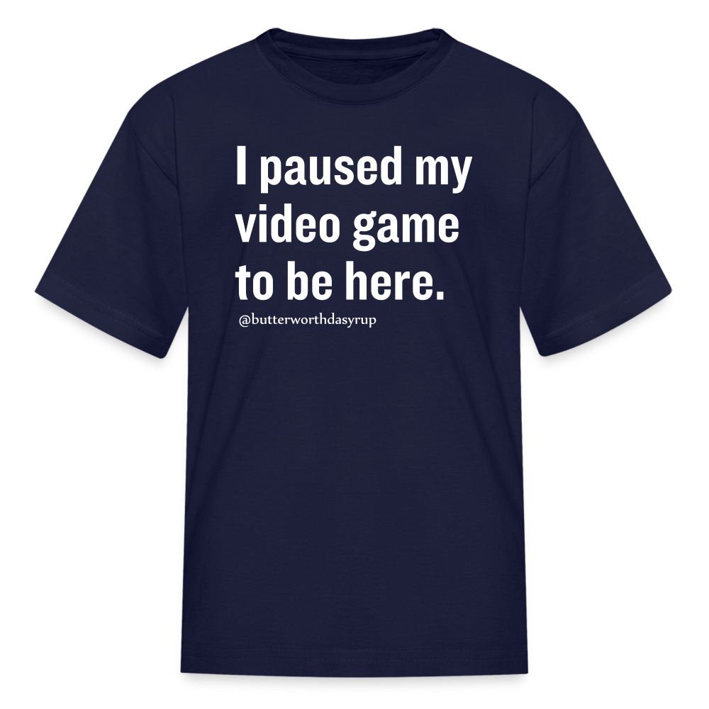 "Video game" kid's tee - navy