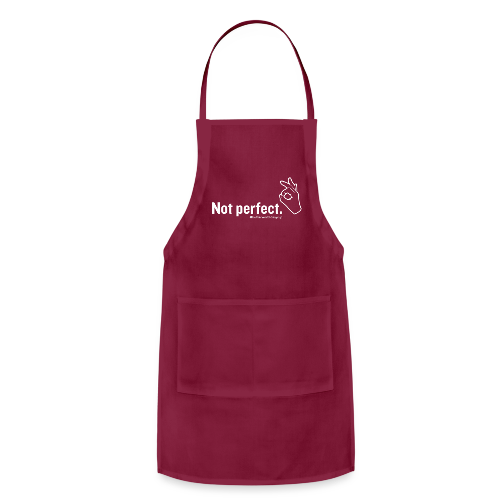 Adjustable Apron - burgundy