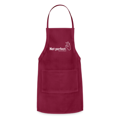 Adjustable Apron - burgundy