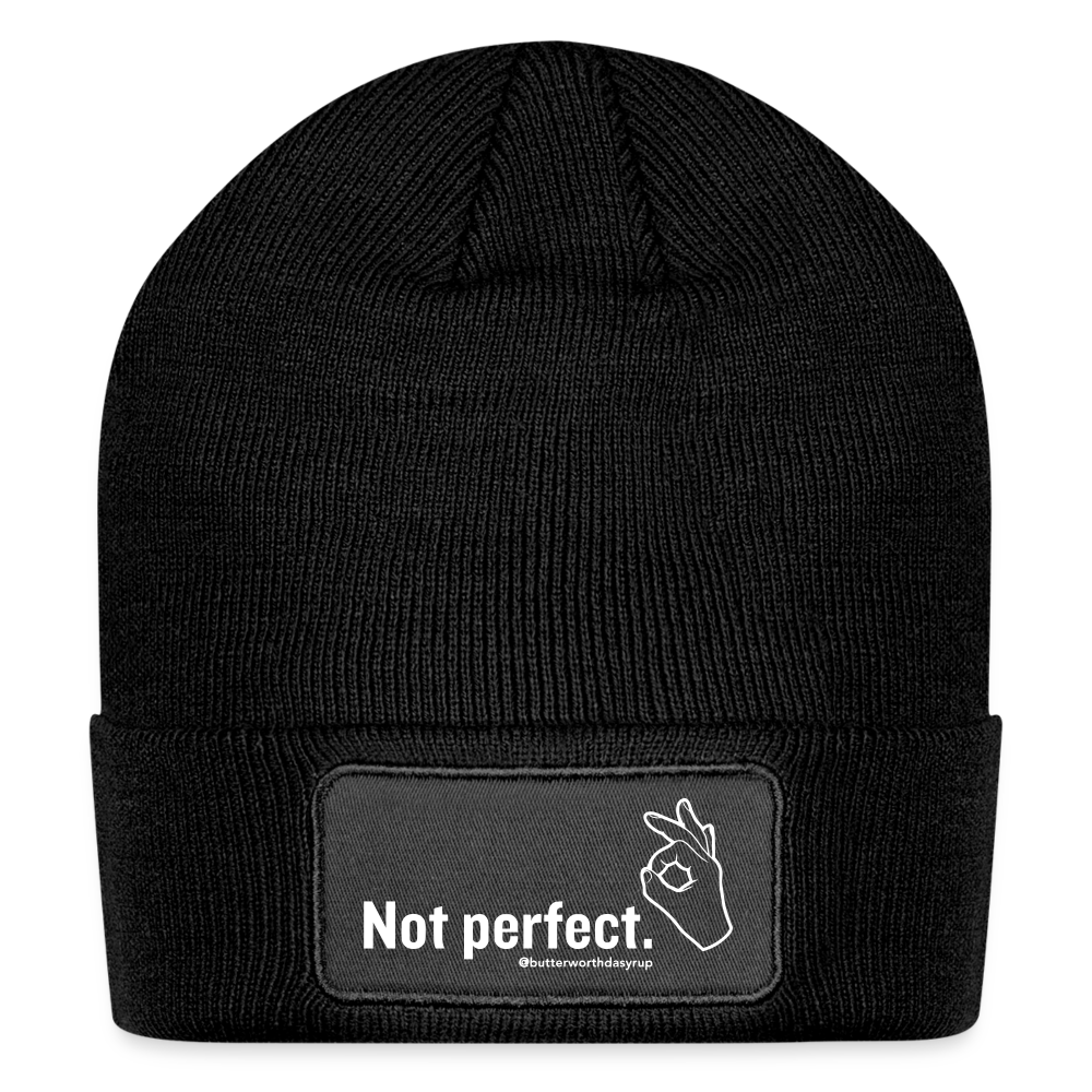 Patch Beanie - black