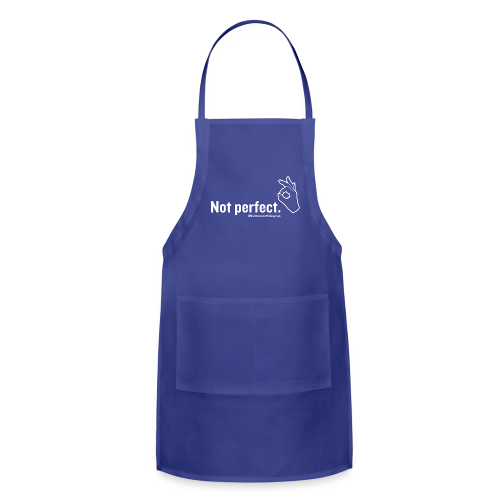 Adjustable Apron - royal blue