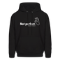 "Not perfect" Unisex Adult Hoodie - black