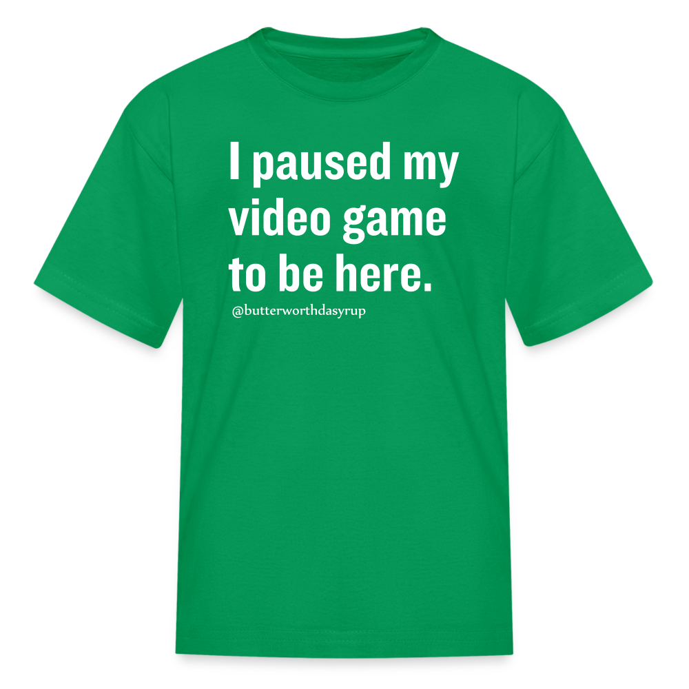 "Video game" kid's tee - kelly green