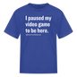 "Video game" kid's tee - royal blue