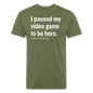 "Video game" Tee - heather military green