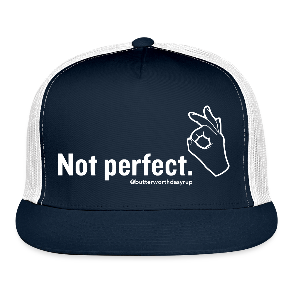 Trucker Hat - navy/white