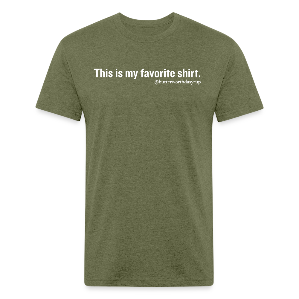 "Favorite" Tee - heather military green