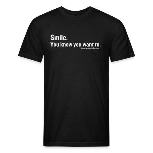"Smile" Unisex T-Shirt - black