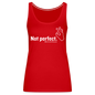 Women’s "Not perfect" Tank Top - red