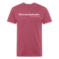 "Favorite" Tee - heather burgundy