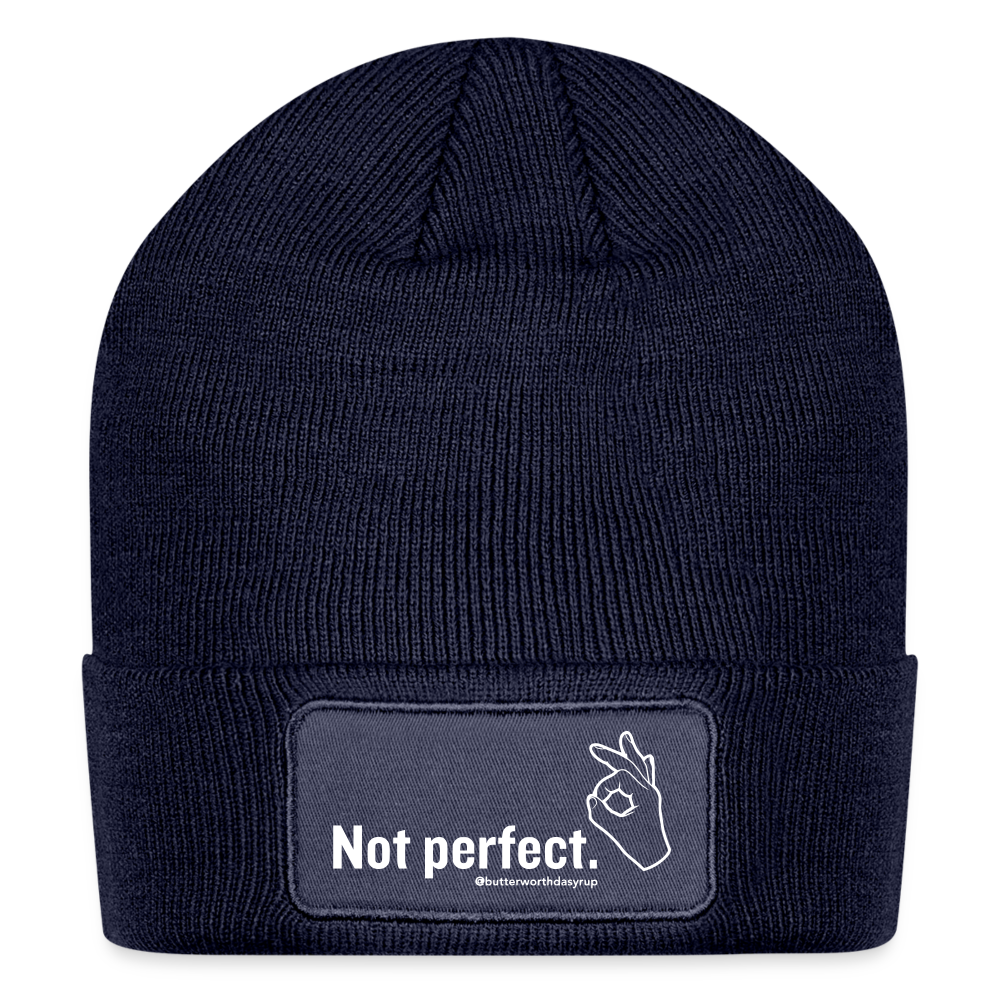 Patch Beanie - navy