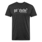 "got 'stache?" Tee - heather black