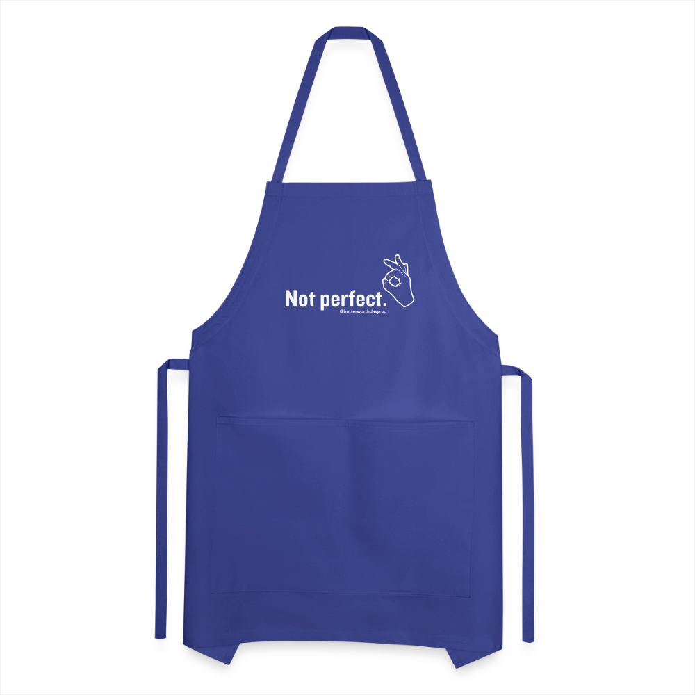 Adjustable Apron - royal blue