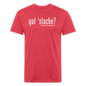 "got 'stache?" Tee - heather red