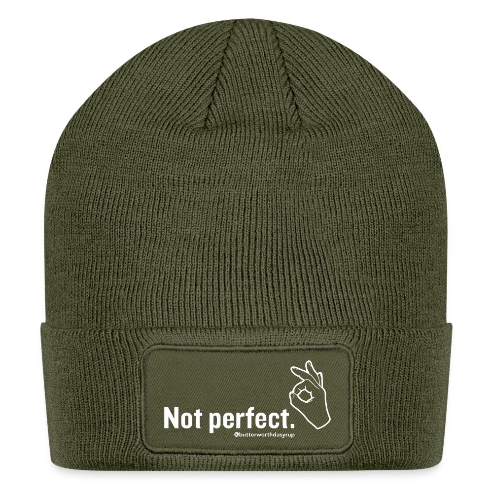 Patch Beanie - olive