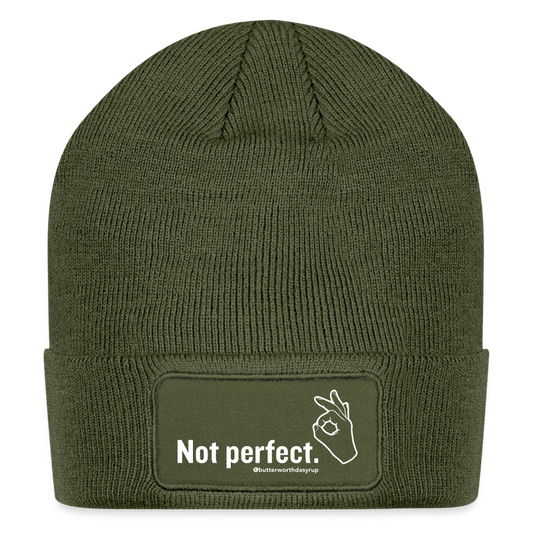 Patch Beanie - olive