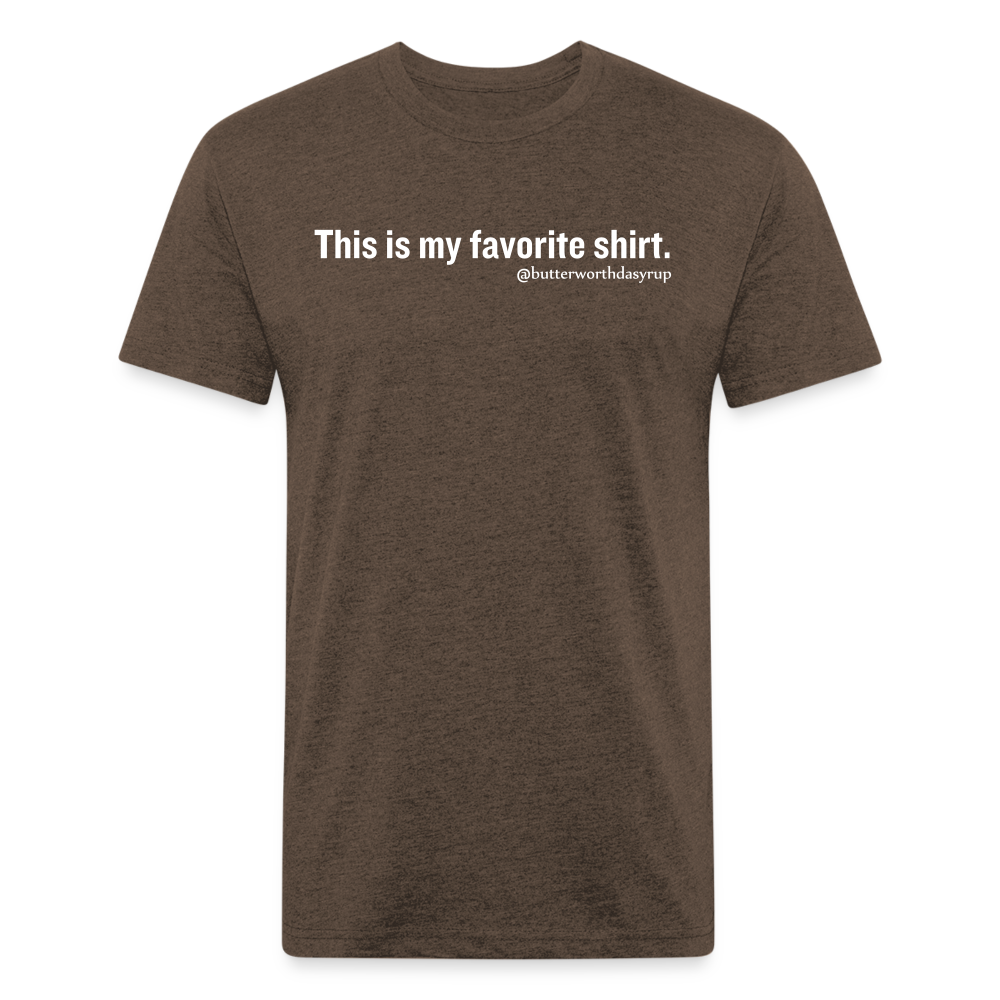 "Favorite" Tee - heather espresso