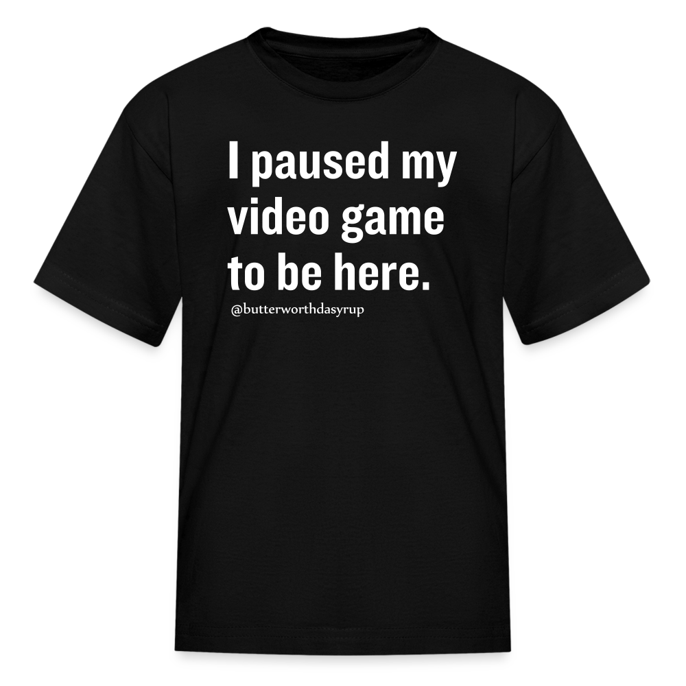 "Video game" kid's tee - black