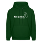 "Not perfect" Unisex Adult Hoodie - forest green