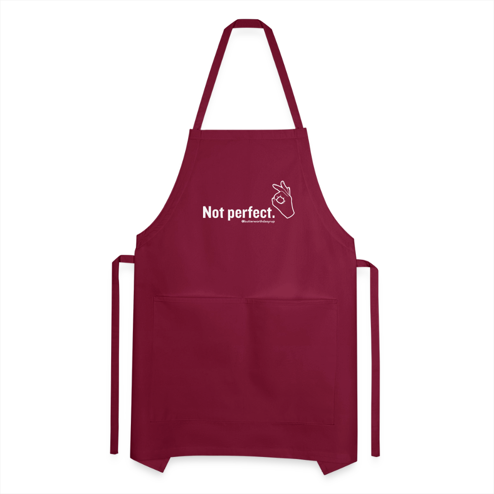 Adjustable Apron - burgundy