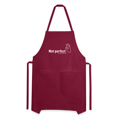 Adjustable Apron - burgundy