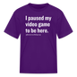 "Video game" kid's tee - purple