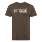 "got 'stache?" Tee - heather espresso