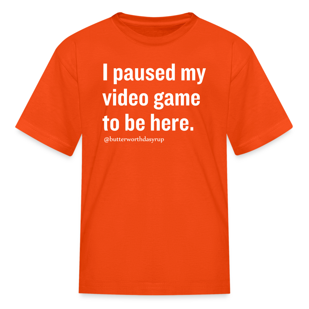 "Video game" kid's tee - orange