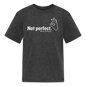 "Not perfect" Kid's Tee - heather black